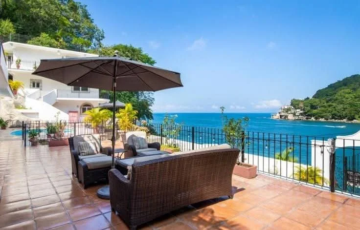 Puerto Vallarta luxury rental terrace